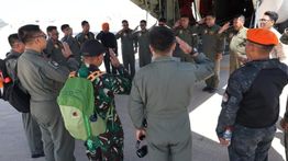 Satgas Garuda Merah Putih-II yang Kirim Kebutuhan Buat Gaza Mendarat Selamat di Yordania