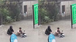 Canggu Terendam Banjir Usai Diguyur Hujan Deras, Ketinggian Sekitar 1 Meter
