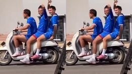 Eliano Reijnders, Adam Alis dan Saddil Ramdani Bonceng Tiga ke Tempat Latihan
