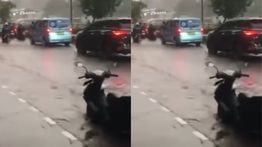 Jalan MT Haryono Tergenang Banjir, Lalin ke Pancoran Macet Parah