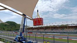 Persiapan MotoGP Indonesia 2025, Logistik Balapan Tiba di Mandalika
