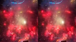 Persija Jakarta Ultah ke-92, Ribuan Jakmania Ramaikan Bundaran HI Semalam