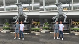 Mauro Zijlstra Posting Foto Patung Panahan di GBK, Kode Gabung Klub BRI Super League?