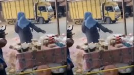 Dirazia Satpol PP, Pedagang Takjil Ngamuk Buang Dagangan
