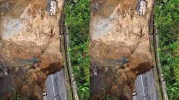 Longsor Tutup Jalan Kali Ireng Banjarnegara, Akses Batur&ndash;Pejawaran Lumpuh Total