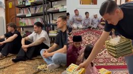 Sebelum Balik ke Eropa, Idzes, Diks dan Romeny Kunjungi Panti Asuhan