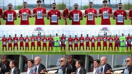 Timnas Iran Tampilkan Foto Korban Perang Sebelum Kick Off Lawan Kosta Rika