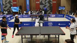 Abraham/Desmona Jadi Runner Up Usai Kalah dari Metro TV di Ping Pong Media Championship