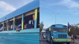 Timnas Curacao Dijemput Pakai Bus Sekolah saat Tiba di AS Jelang Piala Dunia 2026