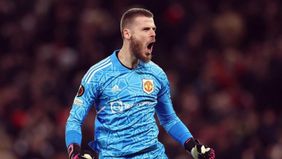 David de Gea akhirnya mendapatkan menit bermain setelah setahun menanggur sejak meninggalkan MU.