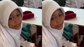 Momen haru siswa SD di Kota Tangerangan menyisakanan makanananya untuk di bahwa pulang ke rumah. Hal tersebut menjadi viral di media sosial.