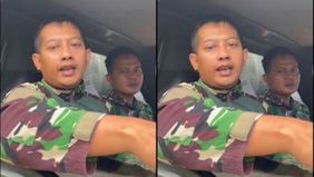 Sebelumnya viral video Truk TNI hantam mobil warga.