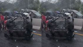 Terjadi tabrakan beruntun di Jalan Tol Cipularang arah Jakarta yang melibatkan hampir lebih 10 kendaraan. Hal tersebut menjadi viral di media sosial.