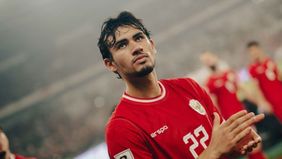 Kekasih memposting foto Nathan tengah berada di bandara menuju Indonesia.