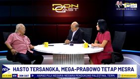 Jurnalis senior dan politisi PDIP, Panda Nababan angkat bicara terkait isu Megawati melakukan panggilan telepon ke Prabowo untuk tidak menahan Sekjen PDIP Hasto Kristiyanto. 