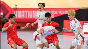 Timnas Futsal Indonesia berhasil meraih kemenangan tipis atas Jepang skor 1-0 dalam turnamen futsal Nations World Series 2025 di Jakarta International Velodrome, Kamis malam kemarin, 30 Januari 2025.