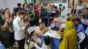 6.562 orang sudah menjalani Cek Kesehatan Gratis dari 16.442 pendaftar. Program tersebut sebagai kado ulang tahun dari negara kepada masyarakat Indonesia.