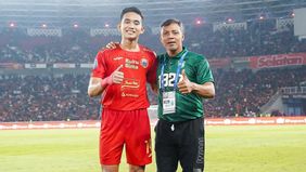 Pemain Persija Jakarta dan Timnas Indonesia, Rizky Ridho menyampaikan pesan mendalam atas meninggalnya legenda Persebaya Surabaya Bejo Sugiantoro.