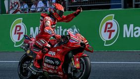 Pembalap Ducati, Marc Marquez  berhasil menjadi juara sprint race GP Thailand yang berlangsung di Sirkuit Buriram, Sabtu 1 Maret 2025.