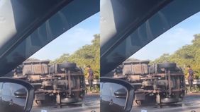 Beredar video memperlihatkan kecelakaan lalu lintas di Tol Jagorawi arah Bogor KM 23. Hal tersebut menjadi viral di media sosial.