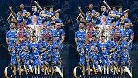 Ketua Umum PSSI, Erick Thohir memberikan ucapan selamat kepada Persib Bandung setelah dipastikan menjadi juara Liga 1 musim 2024/2025.