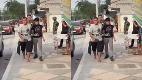 Momen Anggota TNI dan Warga Tangkap Geng Motor di Jalan Gatot Subroto