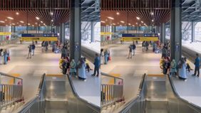 Stasiun Tanah Abang, Jakarta Pusat telah melakukan banyak perubahan serta pembenahan hingga kini terlihat seperti berada di Bandara.