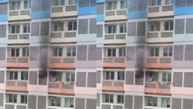Beredar video memperlihatkan sebuah apartemen kebakar hingga mengeluarkan asap cukup tebal. Hal tersebut menjadi viral di media sosial.