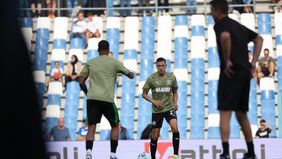 Pemain Timnas Indonesia, Jay Idzes bermain penuh bersama Sassuolo saat menumbangkan Lazio dengan skor 1-0 di Stadion MAPEI pada Minggu malam kemarin, 14 September 2025.