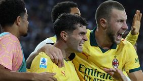 AC Milan meraih tiga poin usai menang 3-0 setelah menghentikan rekor tak terkalahan Udinese dalam lanjutan Liga Italia pada Minggu dini hari tadi, 21 September 2025.