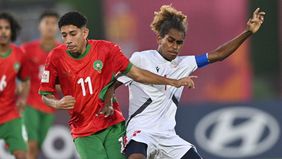 Timnas Maroko U-17 pesta gol ke gawang Kaledonia Utara dengan skor tak tanggung-tanggung yaitu 16-0 dalam lanjutan Piala Dunia U-17 di Aspire Academy Pitch 1 pada Minggu malam kemarin, 9 November 2025.