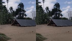 Banjir besar yang melanda Kabupaten Bireuen, Aceh, meninggalkan kerusakan parah hingga meninggalkan lumpur yang tinggi mencapai empat meter.