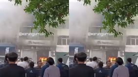 Sebuah video yang beredar di media sosial memperlihatkan kebakaran hebat yang melanda sebuah toko drone di Jalan Letjen Suprapto, Kemayoran, Jakarta Pusat, pada Selasa siang, 9 Desember 2025.