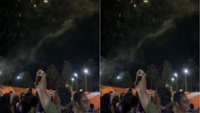 Bupati Tapanuli Tengah, Masinton Pasaribu, memilih merayakan malam pergantian Tahun Baru 2026 bersama para korban bencana yang tengah mengungsi di posko pengungsian.