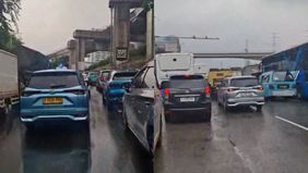 Hujan deras yang mengguyur Jakarta sejak Kamis pagi, 22 Januari 2026, menyebabkan banjir di kawasan Cawang, Jakarta Timur. Genangan air menutup sebagian badan jalan dan berdampak langsung pada kelancaran lalu lintas. 