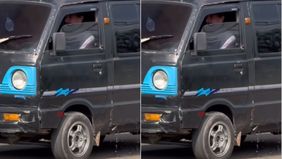 Momen lucu ketika para pemain Persib Bandung seperti Thom Haye, Eliano Reijnders dan Layvin Kurzawa menggunakan mobil Suzuki Carry ST100 tahun 1994 saat hendak ke tempat latihan.