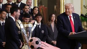 Skuad Inter Miami mendapat undangan khusus ke Gedung Putih setelah menjuarai Major League Soccer (MLS) musim lalu.