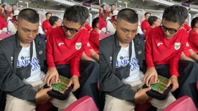 Momen hangat tersaji di tengah euforia pertandingan Timnas Indonesia melawan Timnas Saint Kitts and Nevis pada Jumat malam kemarin, 27 Maret 2026.