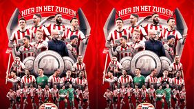 PSV Eindhoven memastikan diri sebagai juara Liga Belanda musim ini setelah meraih kemenangan 3-1 atas Sparta Rotterdam pada pekan ke-34 di Stadion Sparta, Rotterdam, Minggu 5 April 2026.