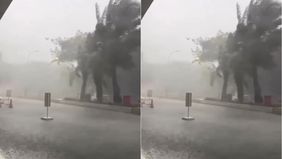 Hujan deras yang disertai angin kencang melanda sejumlah wilayah di Kota Depok pada Selasa sore ini, 14 April 2026. Peristiwa tersebut menyebabkan kerusakan pada sejumlah rumah milik warga.