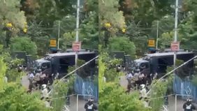 Ratusan mahasiswa yang tergabung dalam Solidaritas Mahasiswa Papua menggelar aksi unjuk rasa menolak kehadiran militerisme di Jayapura pada Senin, 27 April 2026. Aksi berlangsung di sejumlah titik strategis di kota tersebut sejak pagi hari.