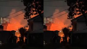 Kebakaran melanda rumah milik Anisa Rahma di kawasan Jalan Kebon Bibit, Kelurahan Tamansari, Kecamatan Bandung Wetan, Kota Bandung, Kamis dini hari, 30 April 2026, Peristiwa yang terjadi sekitar pukul 03.00 WIB itu tidak menimbulkan korban jiwa.