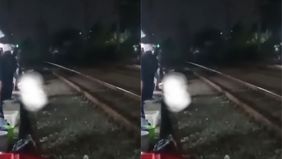 Seorang pria dilaporkan meninggal dunia setelah tertemper kereta rel listrik (KRL) di lintasan rel kawasan Underpass Jalan Sholeh Iskandar, Kota Bogor, Minggu malam, 31 Mei 2026.