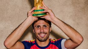 Dalam lamannya Selasa menyatakan telah sepakat dengan Manchester City mengenai transfer permanen Rodri dalam kontrak hingga 30 Juni 2030.