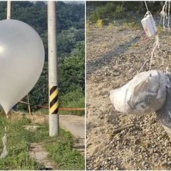 Bandara di Seoul Lumpuh Usai Korea Utara Kirim Balon Udara Berisi Sampah