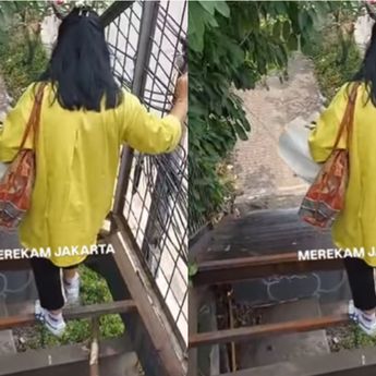 Viral Alas Besi JPO Bolong di Stasiun Kampung Bandan Diduga Dicuri
