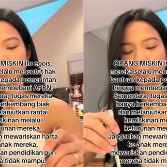 TikToker Cantik Ini Komentar Nyelekit soal Orang Miskin