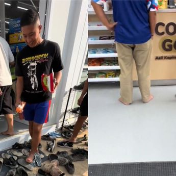 Viral Belanja di Minimarket IKN Harus Buka Sepatu, Pengunjung Ini Malah Ketuker Sepatu