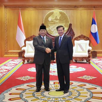 Prabowo Bertemu Presiden dan PM Laos, Bahas Peningkatan Kerja Sama Pertahanan