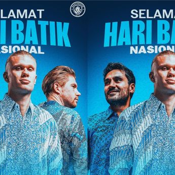 Manchester City Ucapkan Selamat Hari Batik Nasional